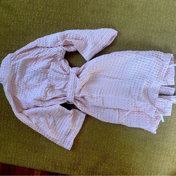 Pink Waffle Robe - Picture 5 of 6